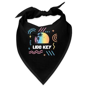 Lido Key Beach Florida Urlaub Familie - Bandana - Schwarz - Vorne