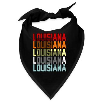 Louisiana abenteurer geschenk - Bandana - Schwarz - Vorne