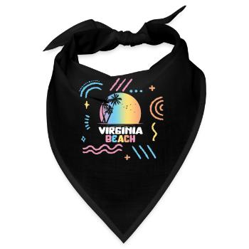 Virginia Beach Florida Urlaub Familie - Bandana - Schwarz - Vorne