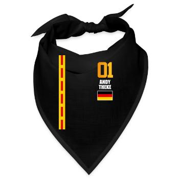 Sauftrikot Deutschland Andy Theke - Bandana - Schwarz - Vorne
