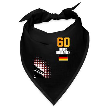 Sauftrikot Deutschland Bernd Bierbauch - Bandana - Schwarz - Vorne