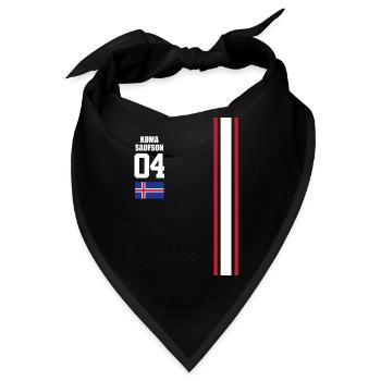 Sauftrikot Island Koma Saufson - Bandana - Schwarz - Vorne