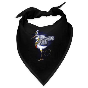 Ägyptische Mythologie Gottheit Benny - Bandana - Schwarz - Vorne