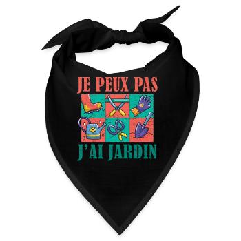 Garden Tools Gardener Gardening I Have Garden - Bandana - Schwarz - Vorne
