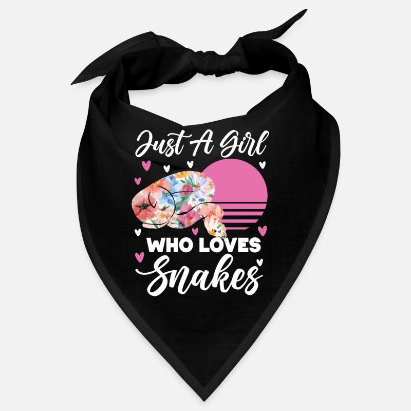 Snake Serpent Flower Floral Just A Bandana