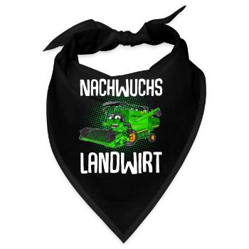 Nachwuchs Landwirt - Bandana - Schwarz - Vorne