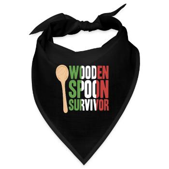Wooden Spoon Survivor - Bandana - Schwarz - Vorne