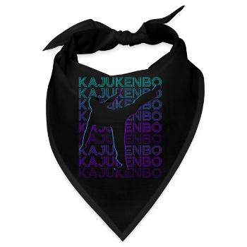 Kajukenbo Retro - Bandana - Schwarz - Vorne