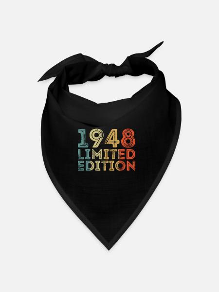 1948 Édition limitée Anniversaire - Bandana - noir - Devant