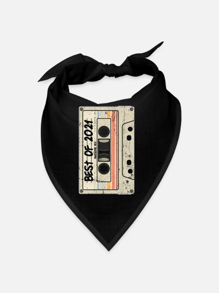 Best of 2021 Cassette - Bandana - black - Front