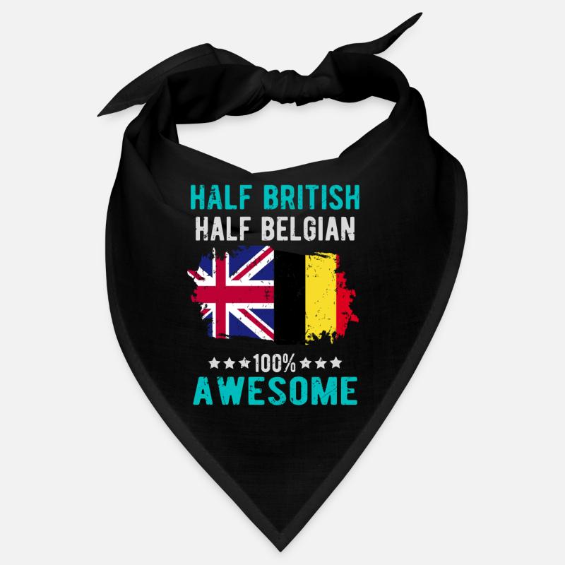 Half British Half Belgian Bandana