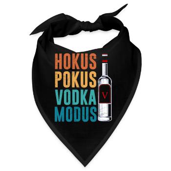 Hokus Pokus Vodka Modus Wodka Trinker - Bandana - Schwarz - Vorne