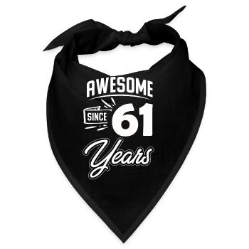 Geburtstag Geschenk Birthday Bursdag Jahrgang 1973 - Bandana - Schwarz - Vorne