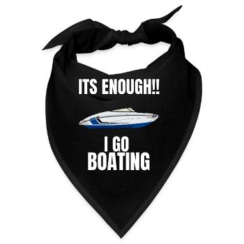 Boot Regatta . Motorboot Motoryacht . Yacht Segeln - Bandana - Schwarz - Vorne