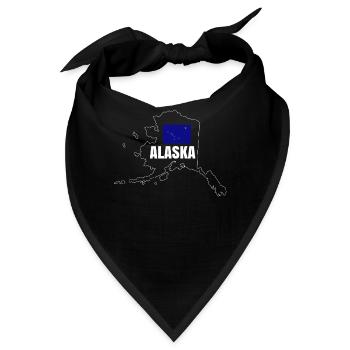 Alaska-haus-geschenk - Bandana - Schwarz - Vorne