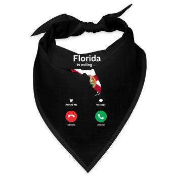 Besuchen Sie Florida Gift - Bandana - Schwarz - Vorne