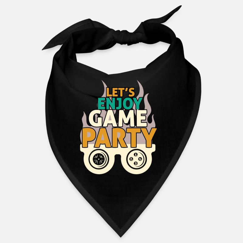 Entwerfen Sie Partyspiel und Spaß Bandana