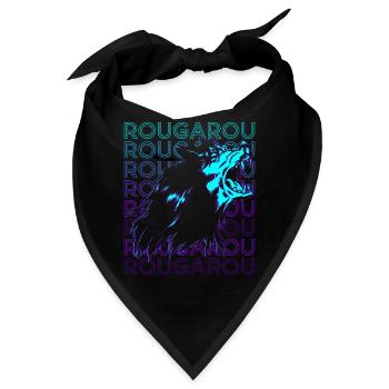 Rougarou Kryptide Kryptozoologie Retro - Bandana - Schwarz - Vorne