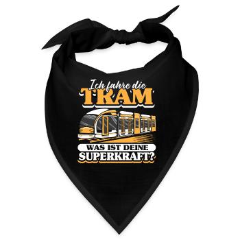 Straßenbahn Straßenbahnfahrer S-Bahn - Bandana - Schwarz - Vorne