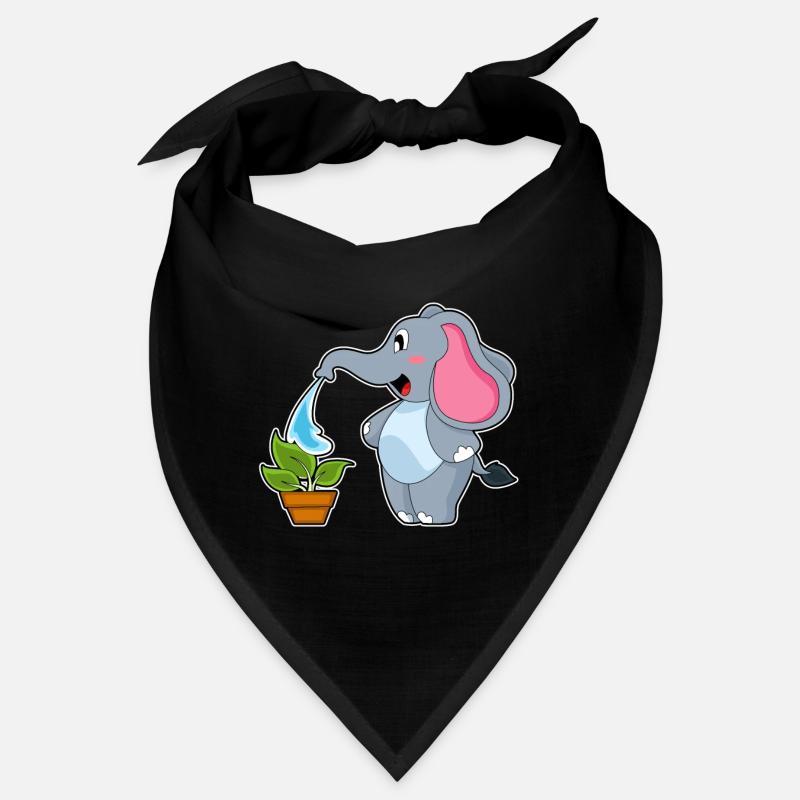 Elephant with plant Bandana