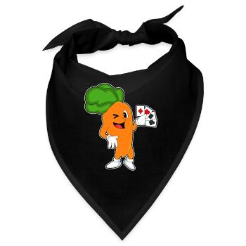 Karotte Poker Pokerkarten - Bandana - Schwarz - Vorne