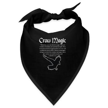 Rabe - Bandana - Schwarz - Vorne