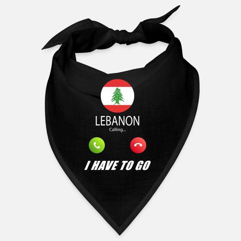 Libanon ruft an Lusiger Flaggen Spruch Bandana