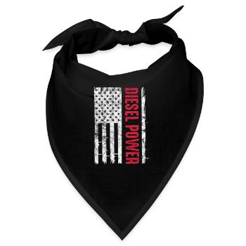 Diesel Amerika - Bandana - Schwarz - Vorne