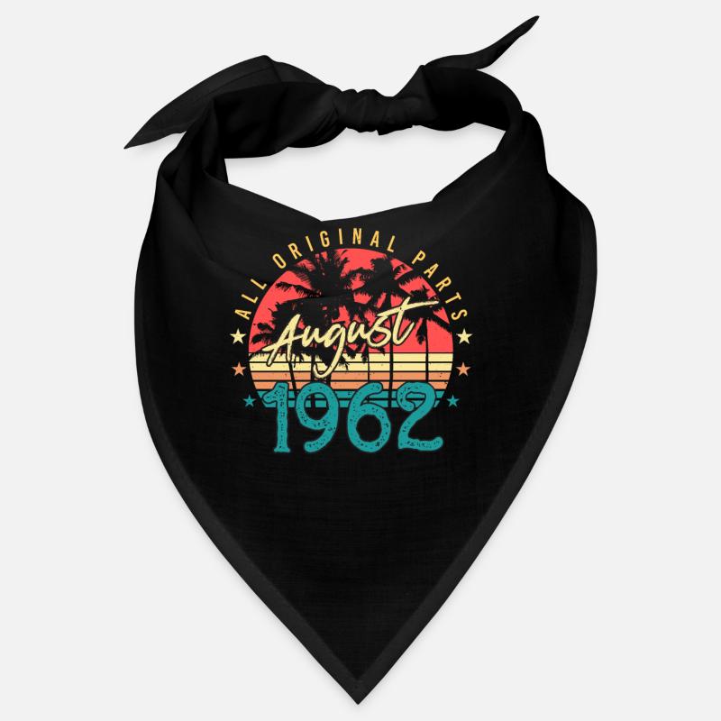 1962 Im August 60.Geburtstag Bandana