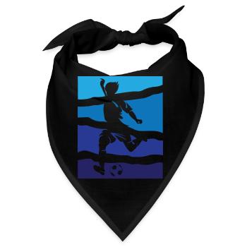 Fussball Score - Bandana - Schwarz - Vorne
