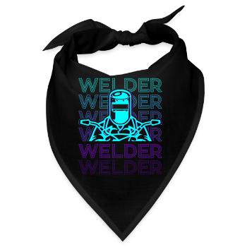 Schweißer Schweißen Schweißen Retro - Bandana - Schwarz - Vorne