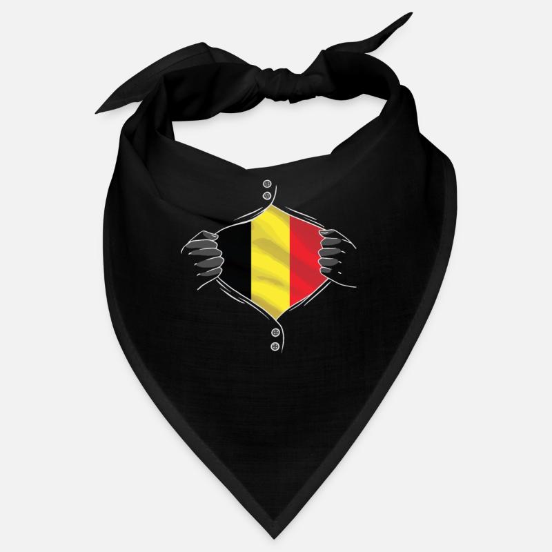 drapeau belge fier Bandana