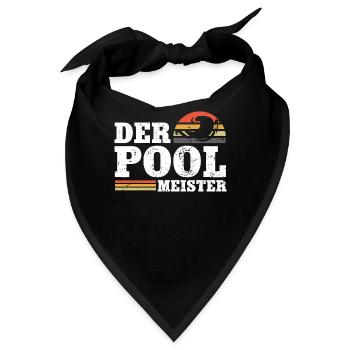 Rettungsschwimmer Bademeister - Bandana - Schwarz - Vorne