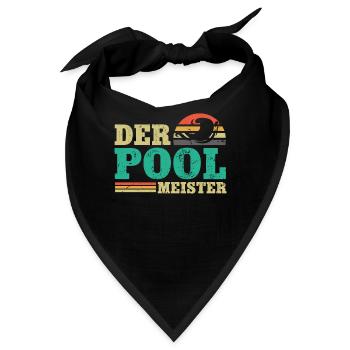 Rettungsschwimmer Bademeister - Bandana - Schwarz - Vorne