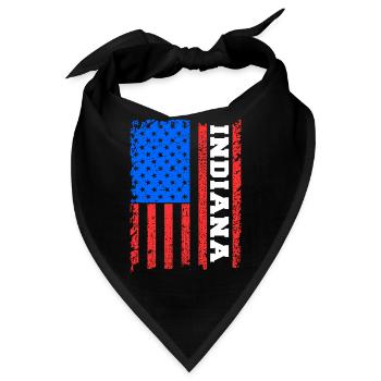 Schönheit Von Indiana geschenk - Bandana - Schwarz - Vorne
