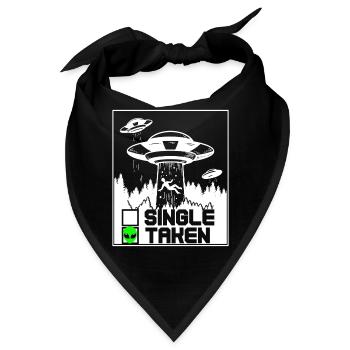 Alien Geschenk Außerirdische Ufo Area 51 Sci-fi - Bandana - Schwarz - Vorne
