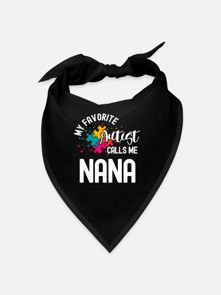 Autist Autismus Autism Awareness Day Asperger Kind - Bandana - Schwarz - Vorne