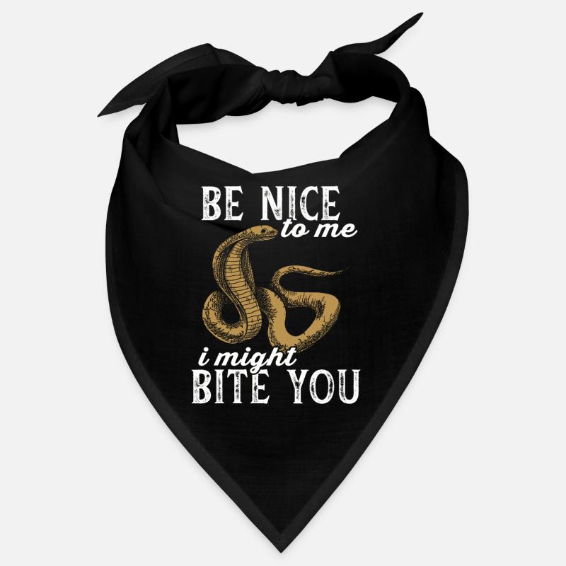 Serpent Venimeux Cobra Reptiles Terrarium Serpent Bandana