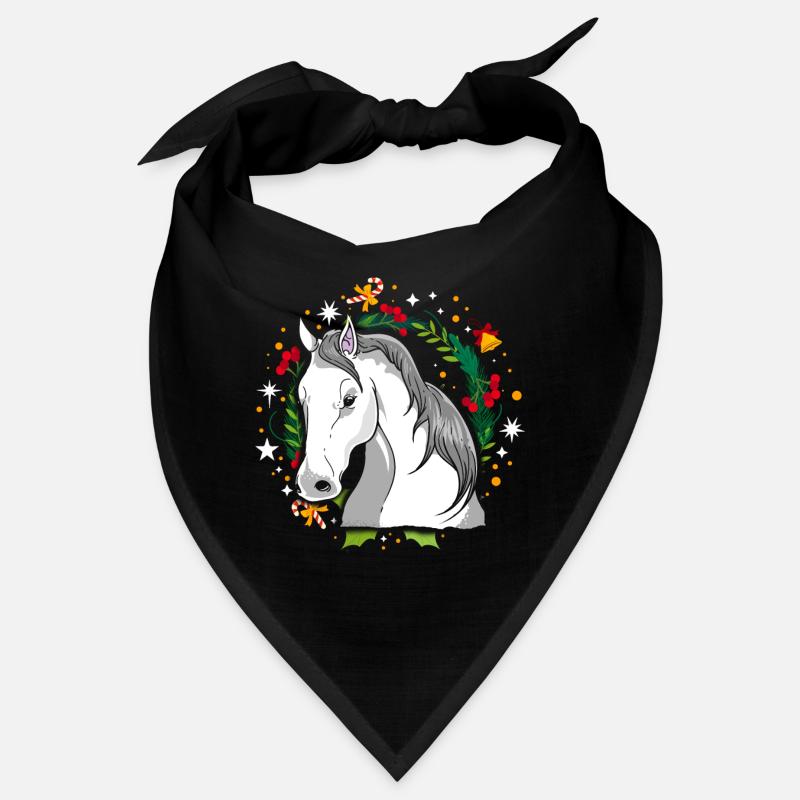 Moche Cheval de Noël Cheval Tricot Noël Christ Enfant Bandana