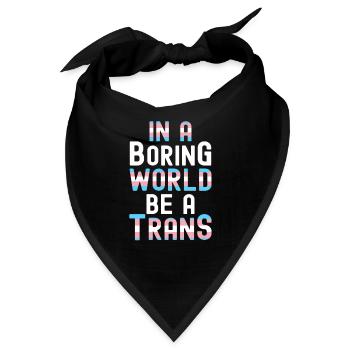 Transgender - Bandana - Schwarz - Vorne
