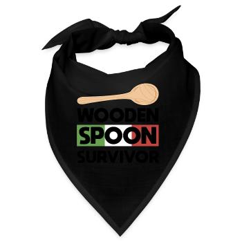 Wooden Spoon Survivor - Bandana - Schwarz - Vorne