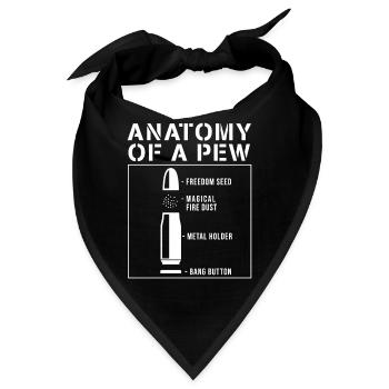 Anatomy Of A Pew Bullet - Bandana - Schwarz - Vorne