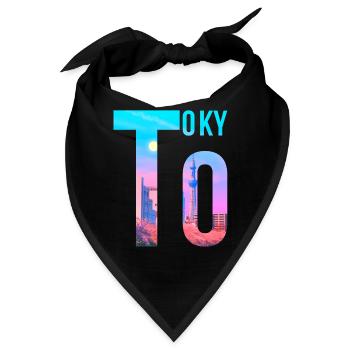 Tokio - Bandana - Schwarz - Vorne