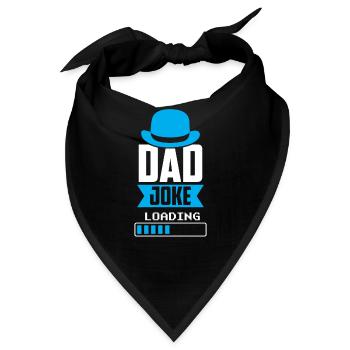 Dad Joke Papa Witz Vater Jokes - Bandana - Schwarz - Vorne