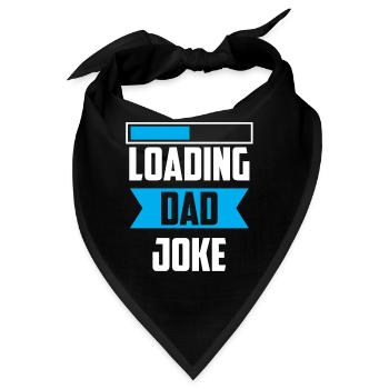 Dad Joke Papa Witz Jokes Vater - Bandana - Schwarz - Vorne