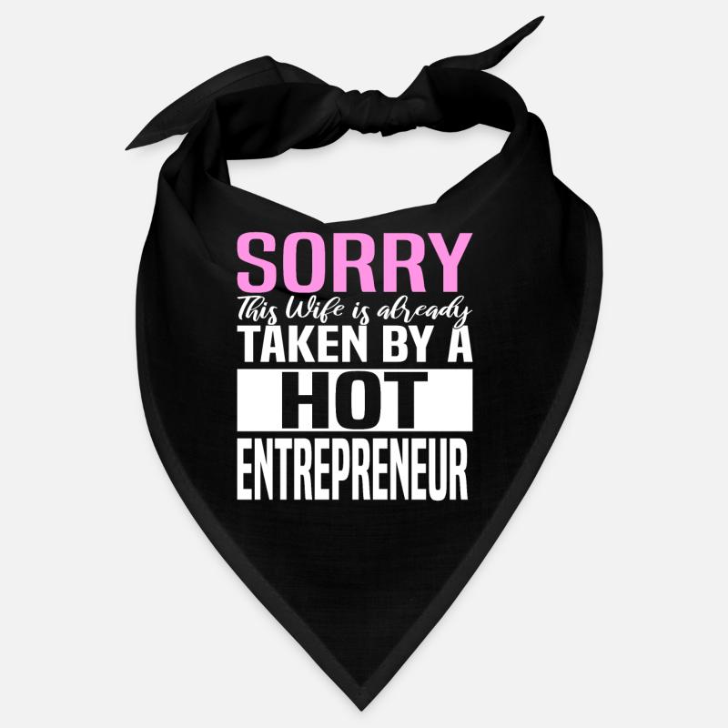 Entrepreneur Chef Ehefrau Partner Startup Stolzer Bandana