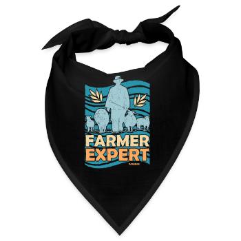 Farmer Expert - Bandana - Schwarz - Vorne