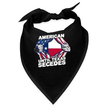 Amerikaner Bis Zur Abspaltung Von Texas Texaner - Bandana - Schwarz - Vorne