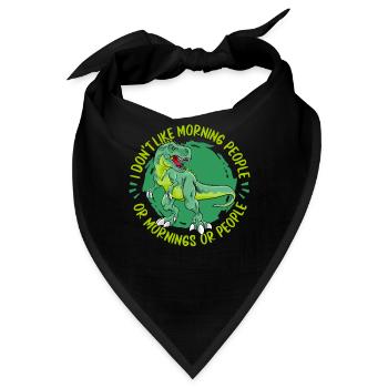 T-Rex Tyrannosaurus Rex - Bandana - Schwarz - Vorne