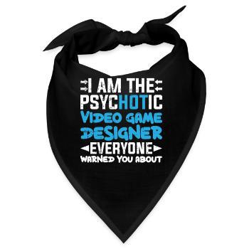 Video Game Designer - Bandana - Schwarz - Vorne